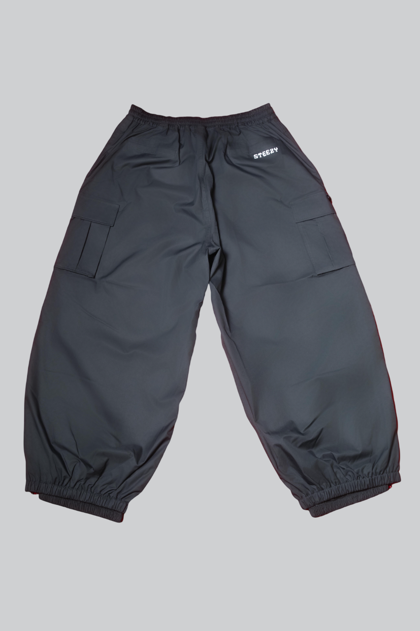 Classic Baggy Snow Pants - Grey