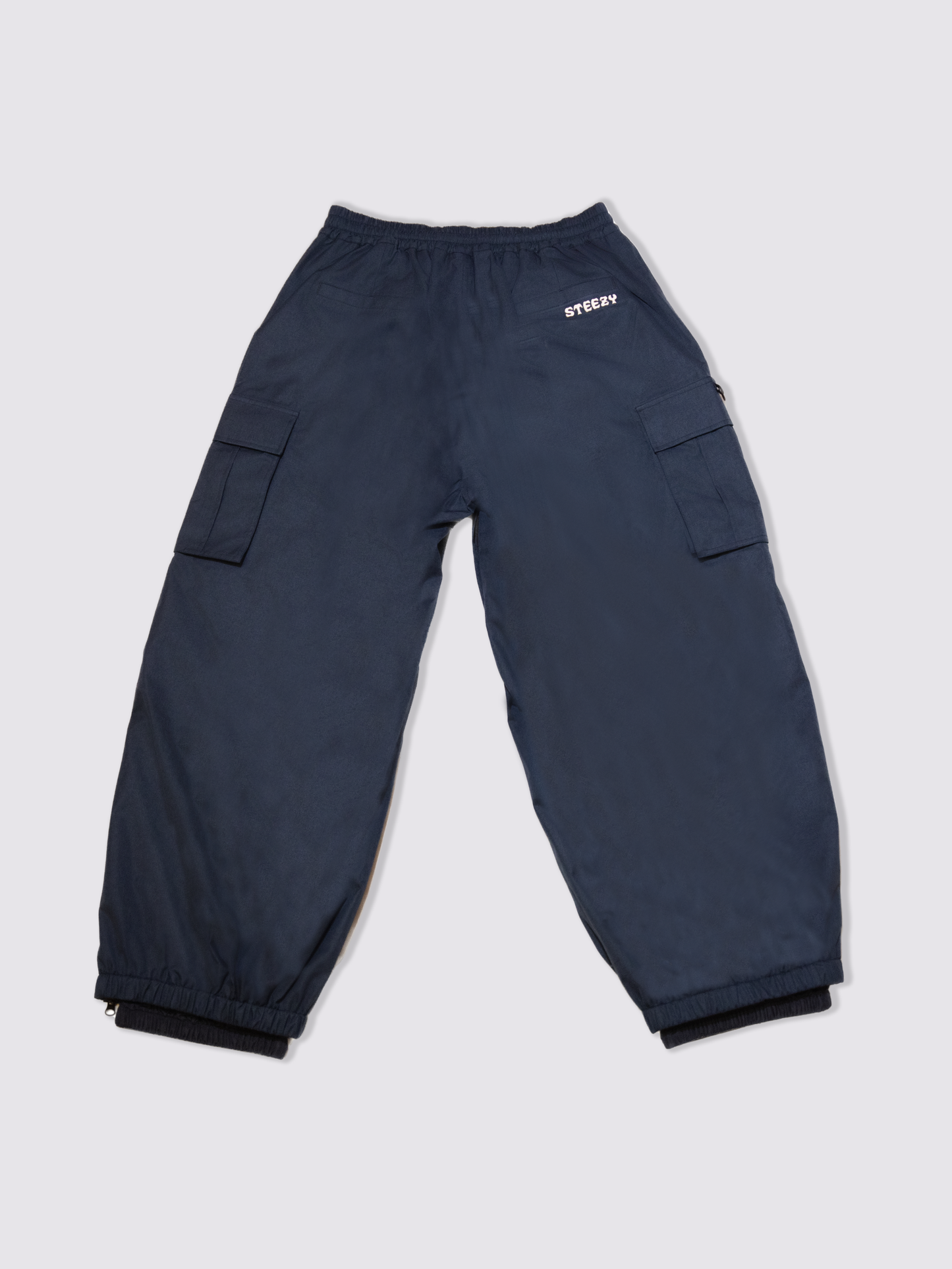 Classic Baggy Snow Pants - Navy