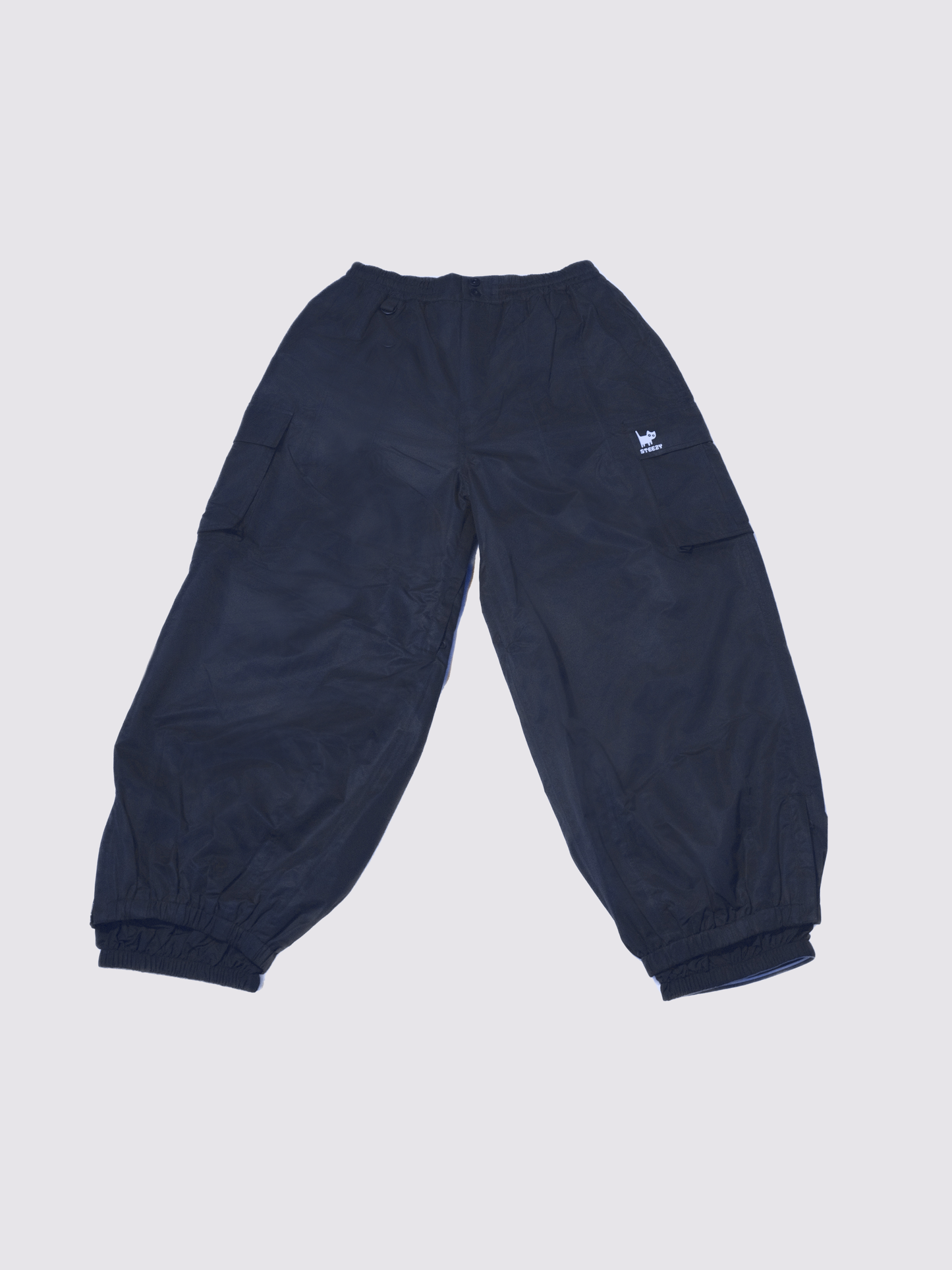 Classic Baggy Snow Pants - Navy