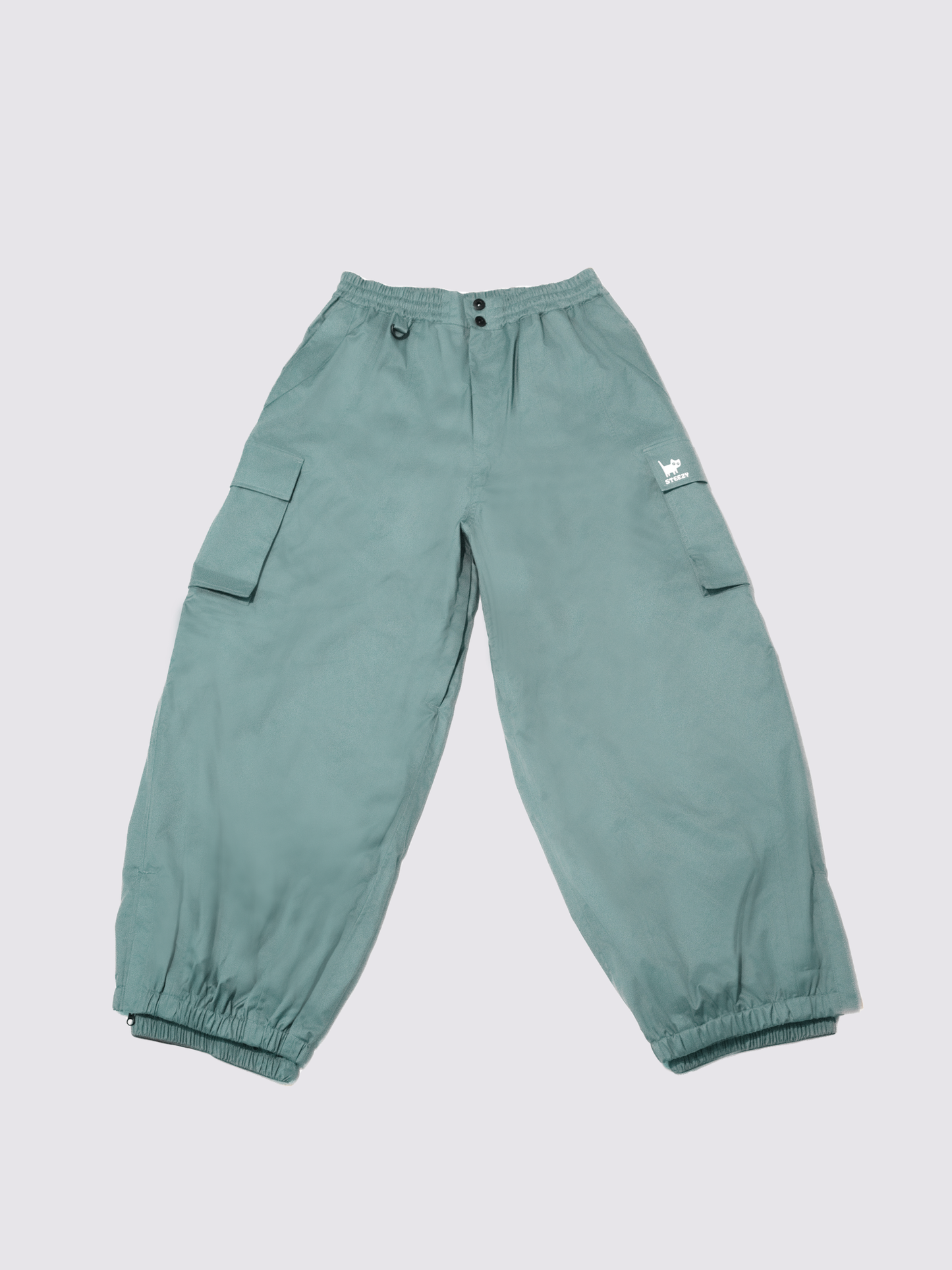 Classic Baggy Snow Pants - Cruise Cyan