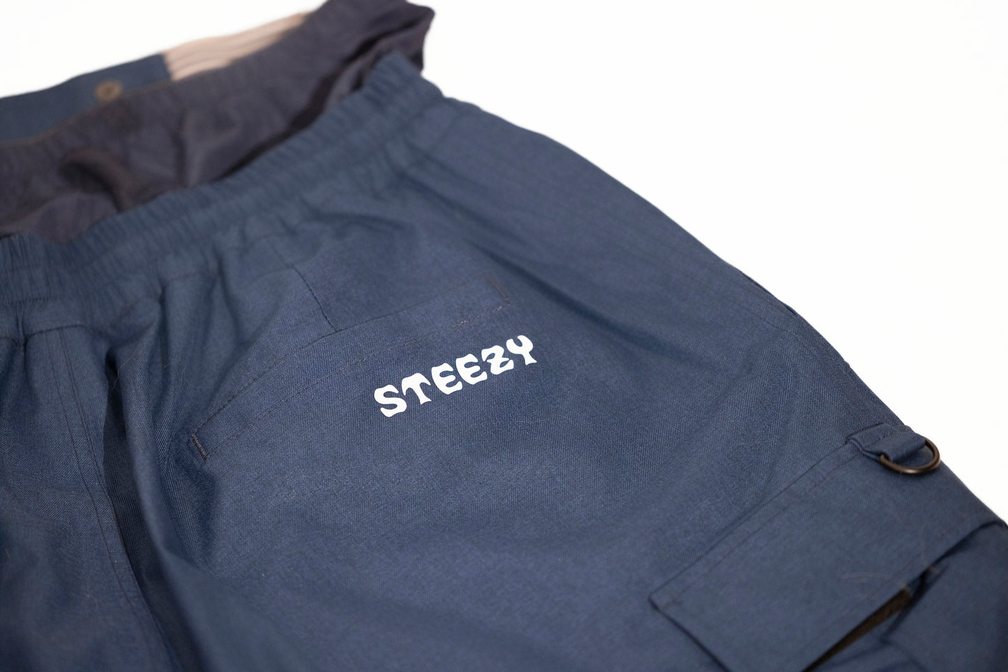 Classic Baggy Snow Pants - Navy