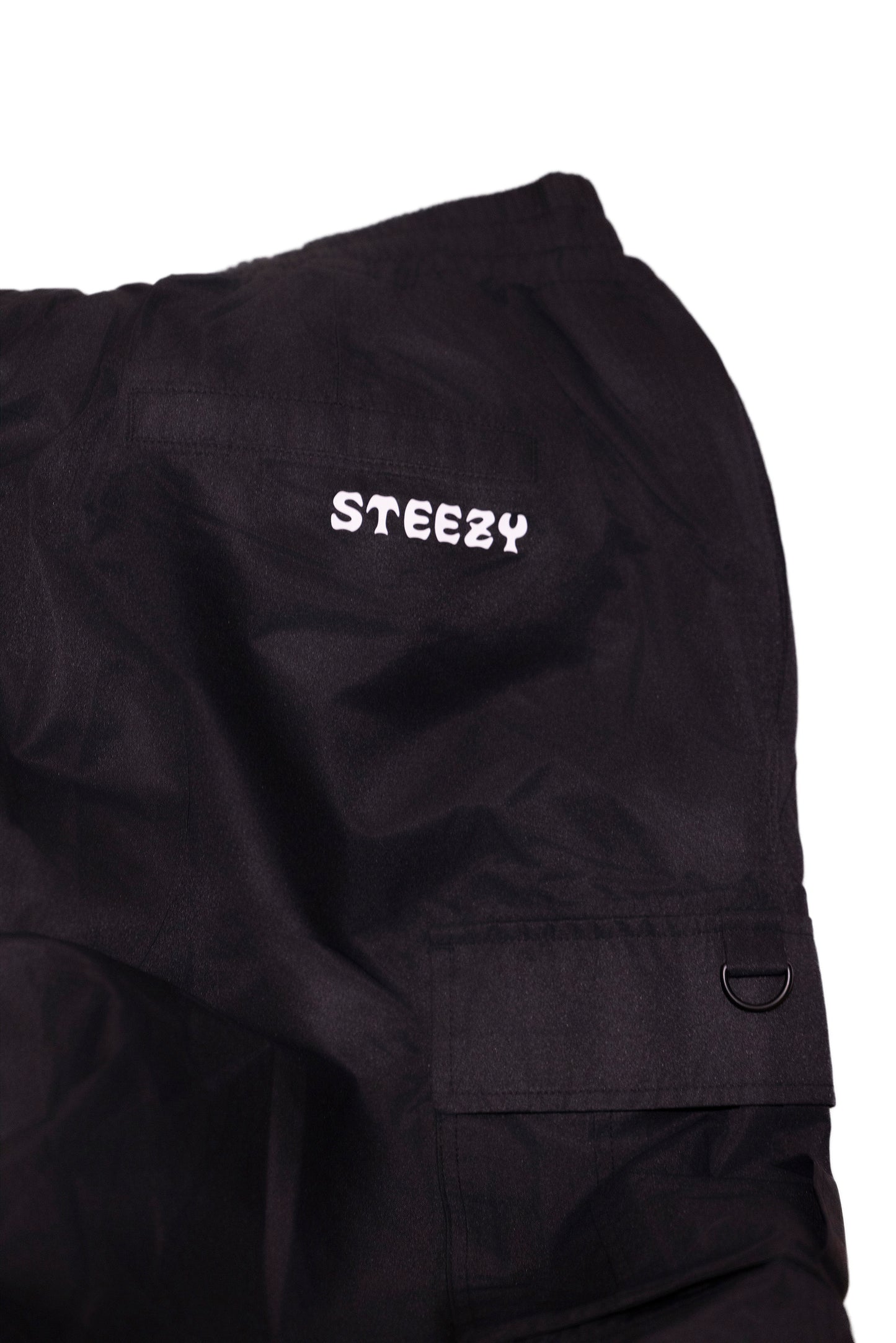 Classic Baggy Snow Pants - Black