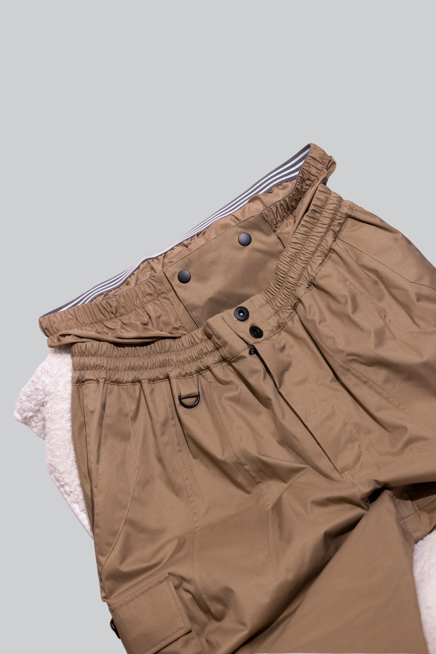 Classic Baggy Snow Pants - Khaki