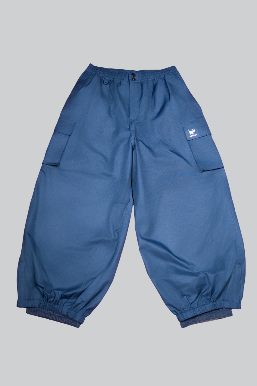 Classic Baggy Snow Pants - Navy