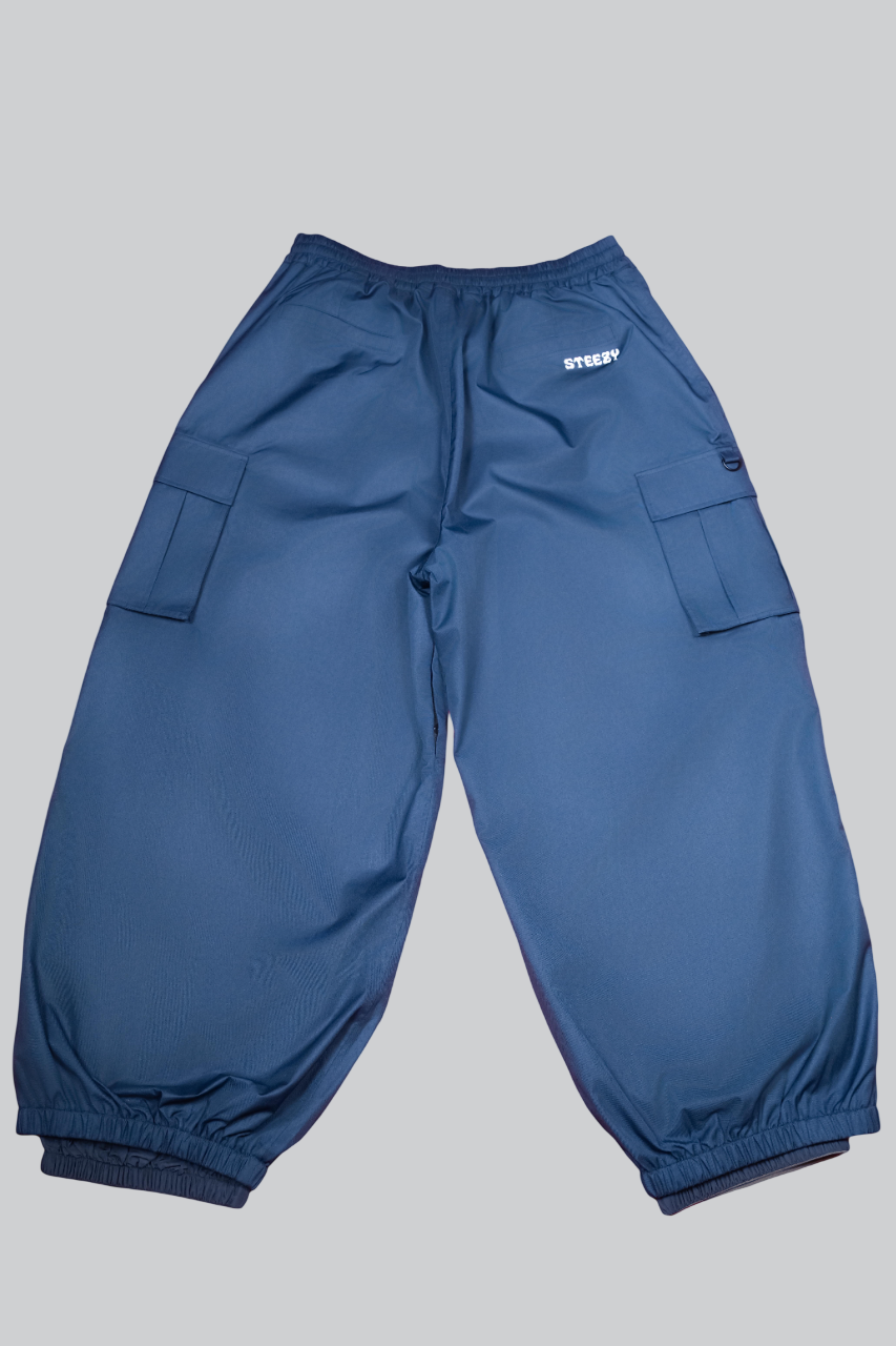 Classic Baggy Snow Pants - Navy