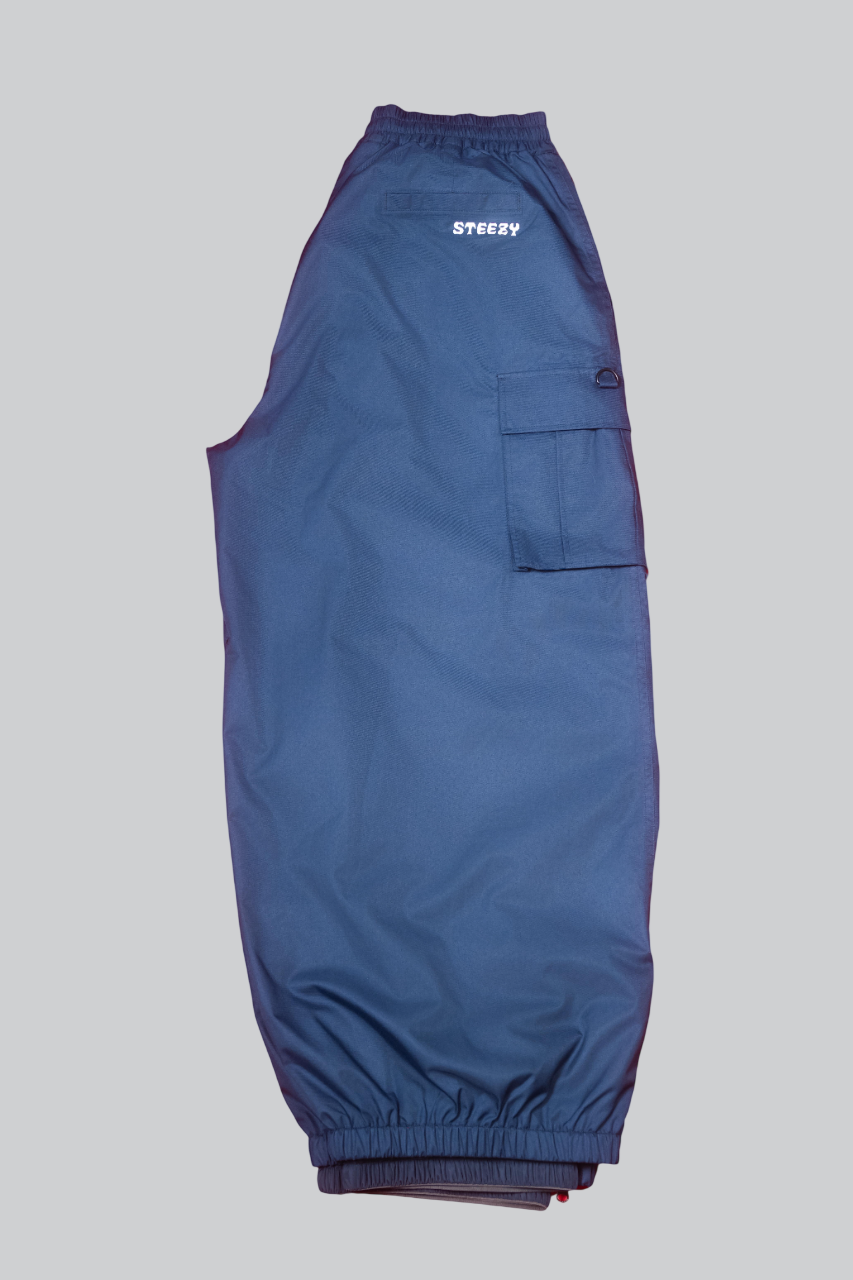 Classic Baggy Snow Pants - Navy