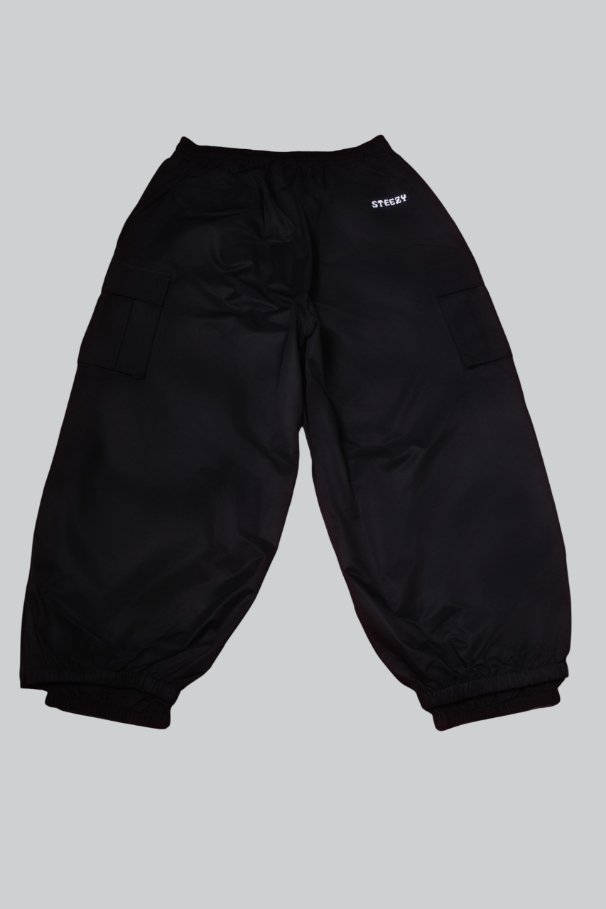 Classic Baggy Snow Pants - Black