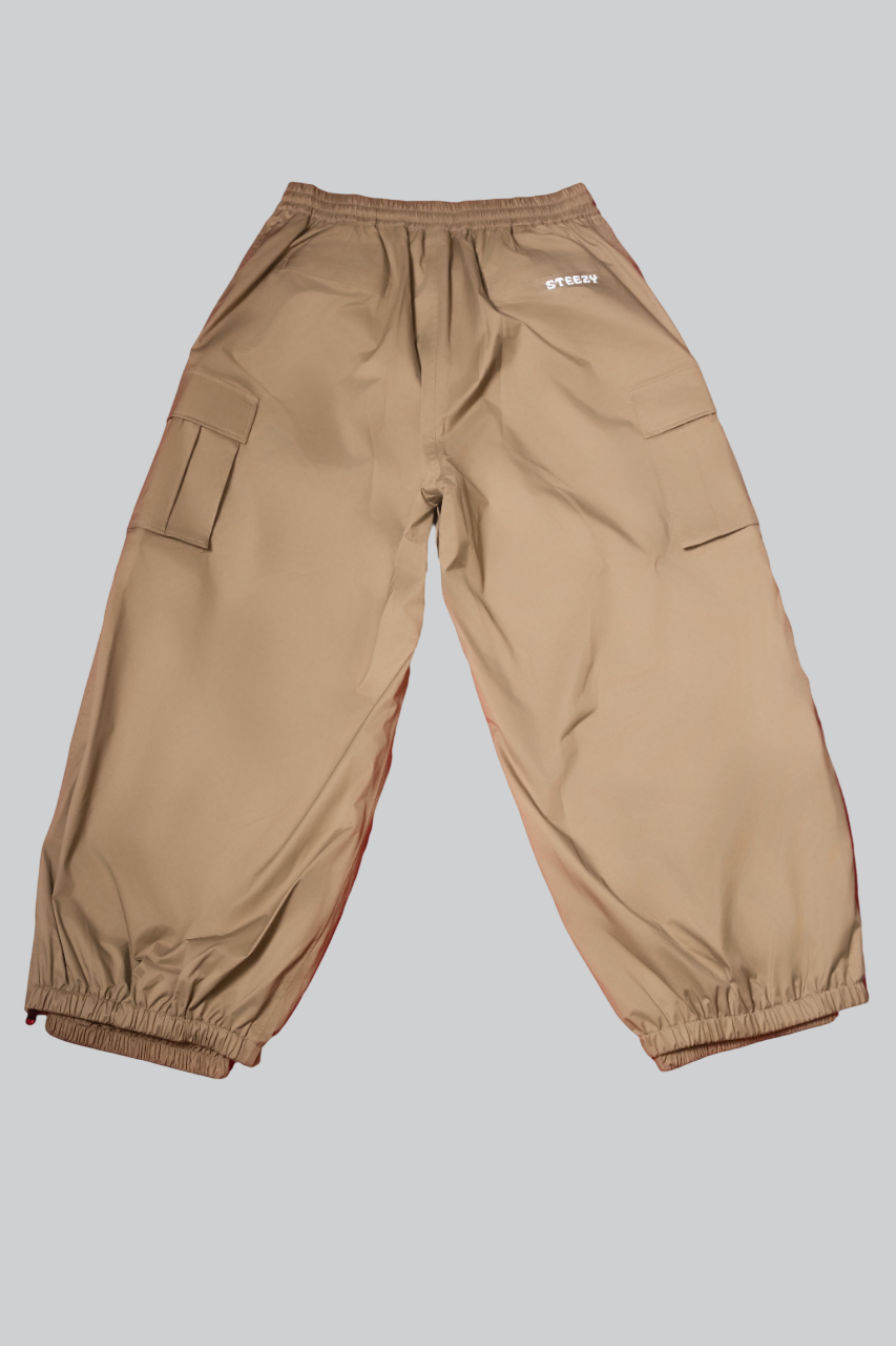 Classic Baggy Snow Pants -  Khaki