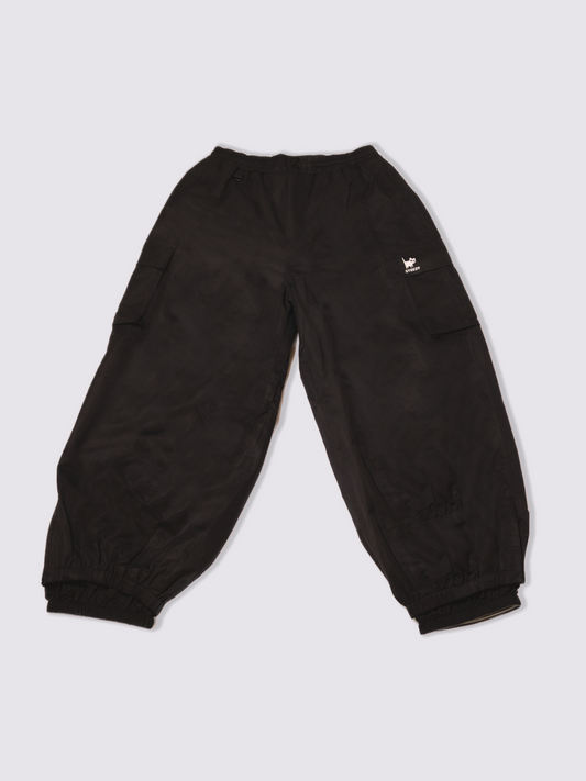 Classic Baggy Snow Pants - Black