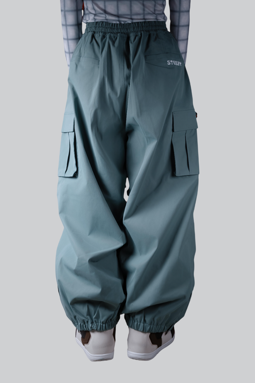 Classic Baggy Snow Pants - Cruise Cyan