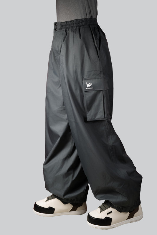 Classic Baggy Snow Pants - Grey