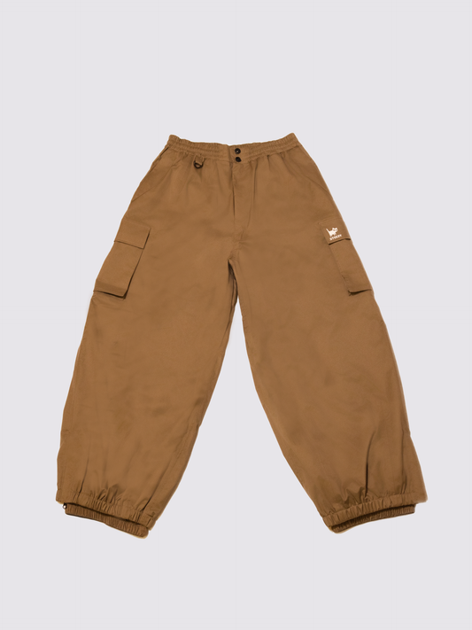 Classic Baggy Snow Pants -  Khaki