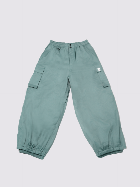 Classic Baggy Snow Pants - Cruise Cyan