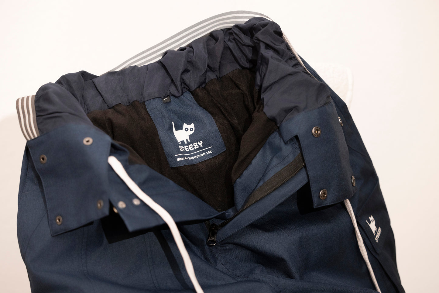 Classic Baggy Snow Pants - Navy