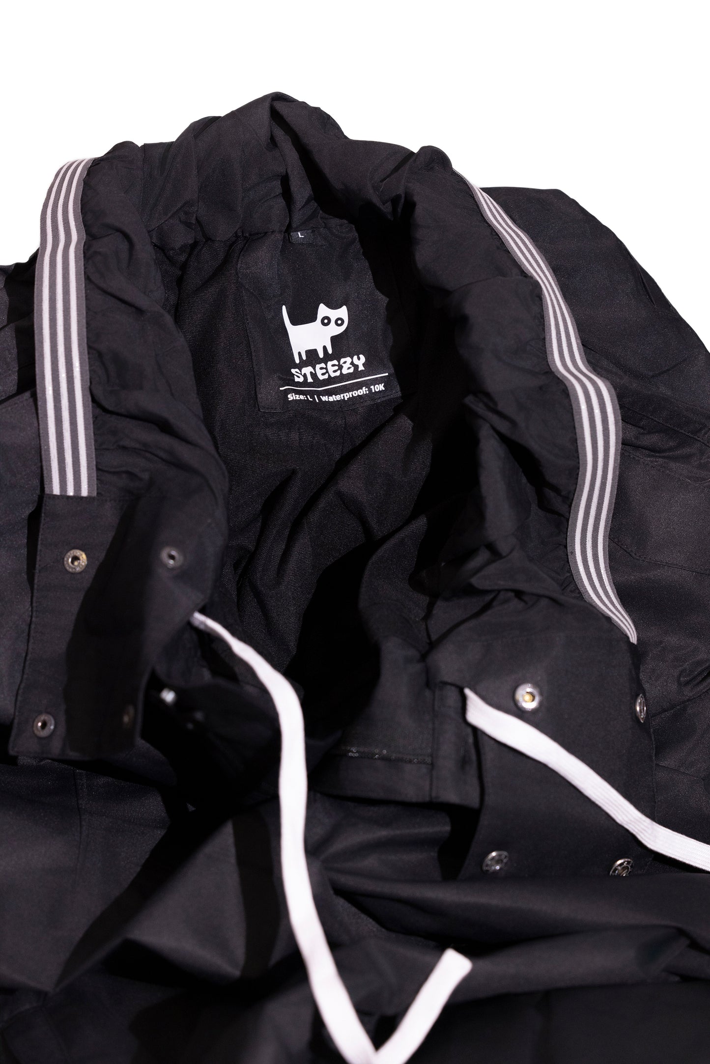 Classic Baggy Snow Pants - Black