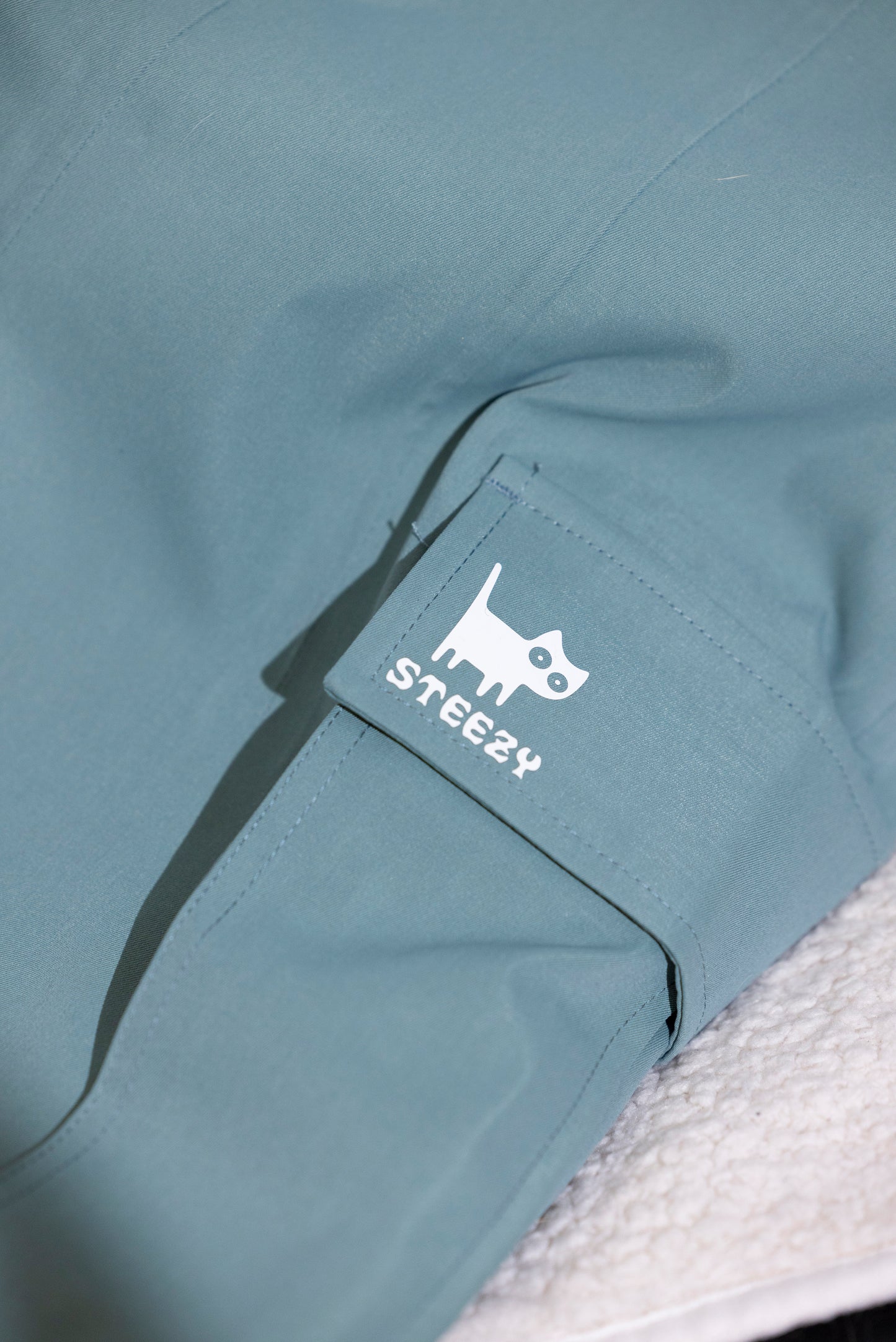 Classic Baggy Snow Pants - Cruise Cyan
